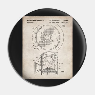 Skydiving Wind Tunnel Patent - Sky Diving Art - Antique Pin