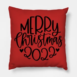 Merry Christmas 2022 Pillow