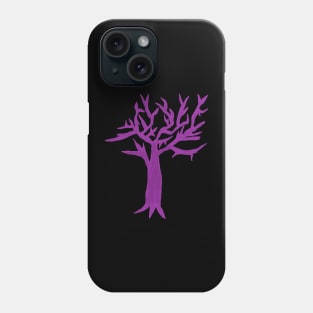 Purpule Tree design Phone Case