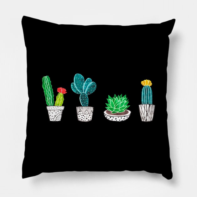 succulents Pillow by shoko