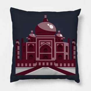 Taj Mahal T-Shirts Pillow