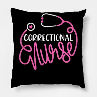 Correctional Nurse Funny Forensic Nursing Department Nurse Pillow