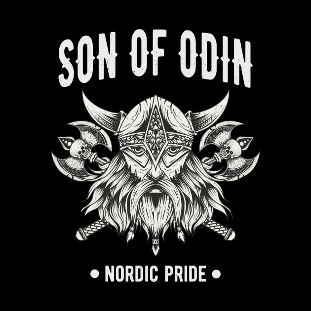 Viking Warrior Son Of Odin Norse Mythology Asatru by Foxxy Merch