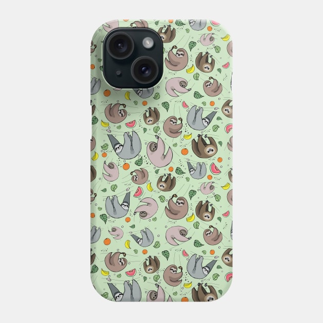 Sloths Phone Case by nemki