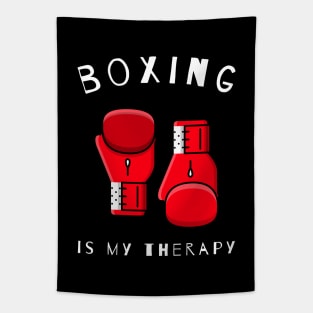 boxing is my therapy Tapestry