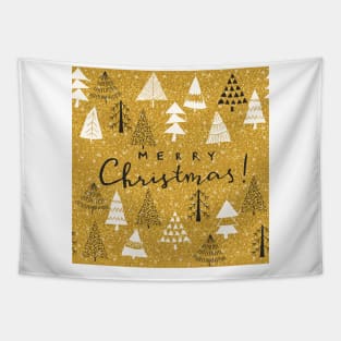 Christmas trees in the forest Tapestry