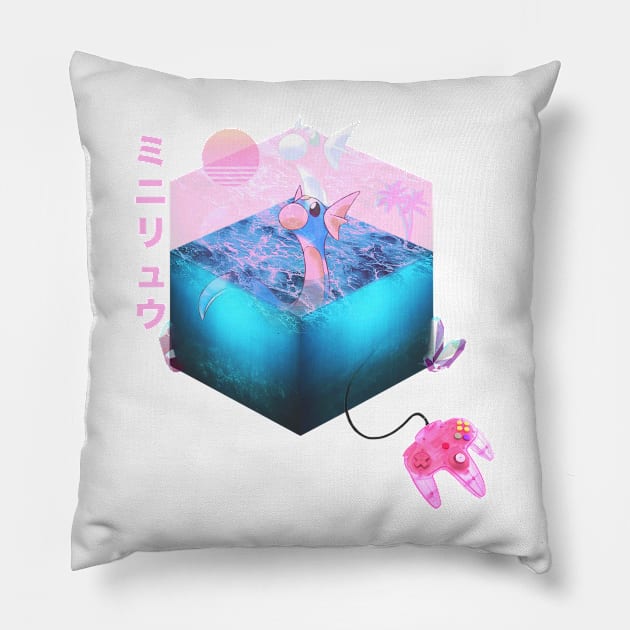 VaporCube 64 Pillow by Silphwave Co