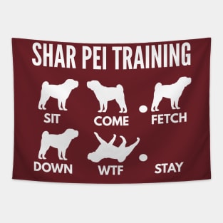 Shar Pei Training Shar Pei Dog Tricks Tapestry