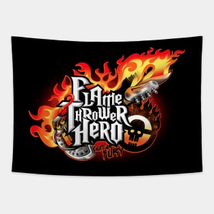 Flamethrower Hero Tapestry