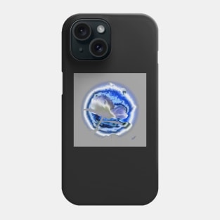 "Moon Song' digital art product Phone Case