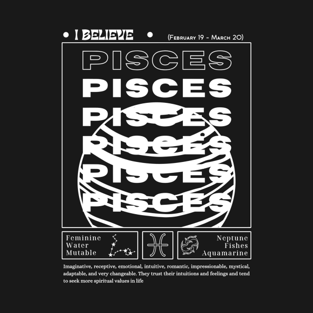 Pisces zodiac sign by Alfon Chappel