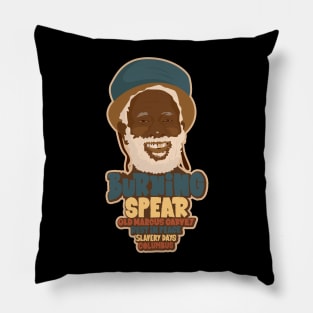 Burning Spear Reggae Tribute - Rasta Vibes Design Pillow