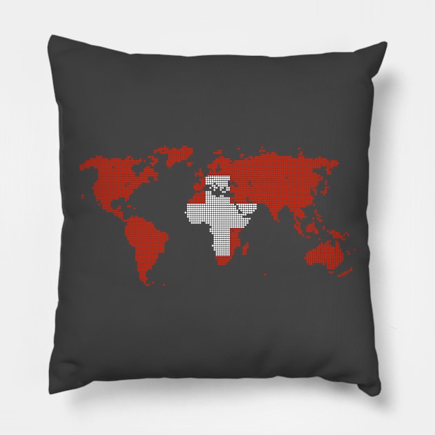 Switzerland Pillow by 1STunningArt