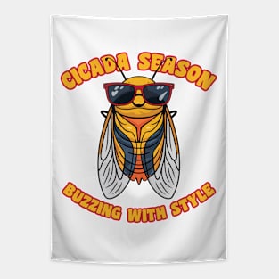 Cicada Season: Buzzing with Style Tapestry