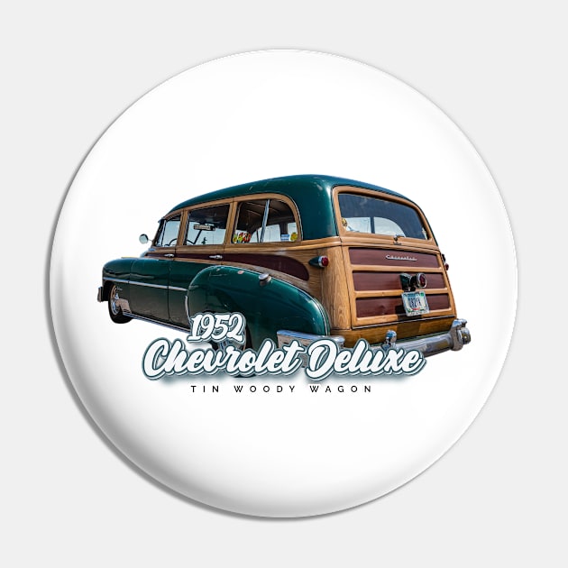 1952 Chevrolet Deluxe Tin Woody Wagon Pin by Gestalt Imagery