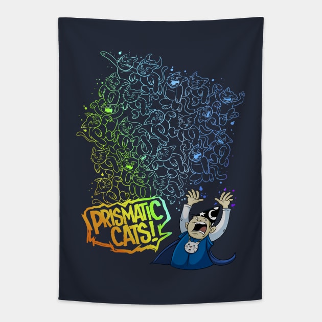 Prismatic Cats! Tapestry by d20Monkey