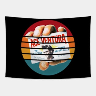 Retro Ace Ventura Card Tapestry