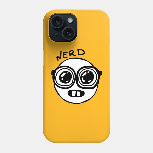 Nerd emoji Phone Case by Sourdigitals