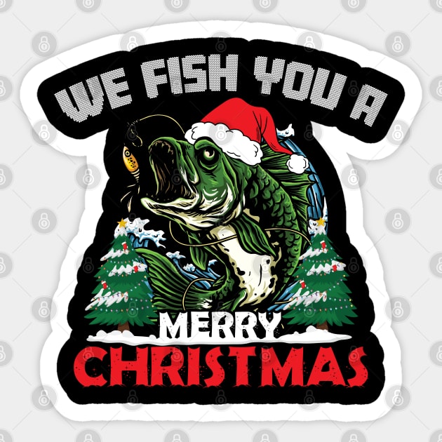 We Fish You A Merry Christmas Fishing Christmas