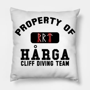 Property of Harga Cliff Diving Team Pillow