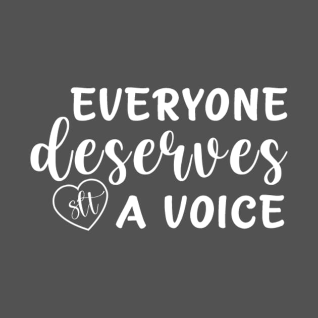 Everyone Deserves a Voice by Bododobird
