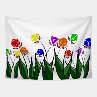 Dice Flowers - Rainbow Tapestry