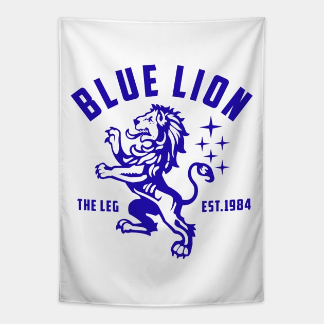 V Force Blue Lion Crest Tapestry by PopCultureShirts