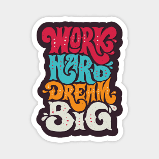 motivational vector lettering sticker, shirt........ Magnet