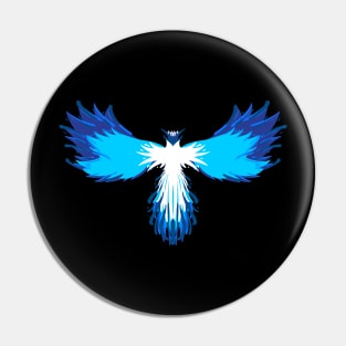 Dark blue Phoenix Pin