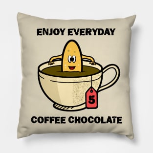 Coklate coffe holiday Pillow