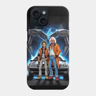 back to the future Phone Case