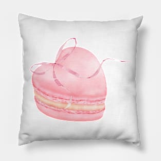 Coquette Heart Macaron Pillow