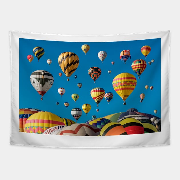 Air Balloon Tapestry by kawaii_shop