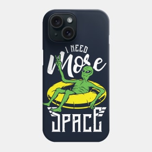 I Need More Space // Retro Summer Alien Martian Phone Case