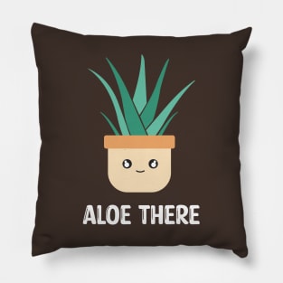 Cute aloe vera aloe there Pillow