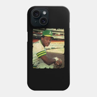 Rickey Henderson in Oakland Athletics Phone Case