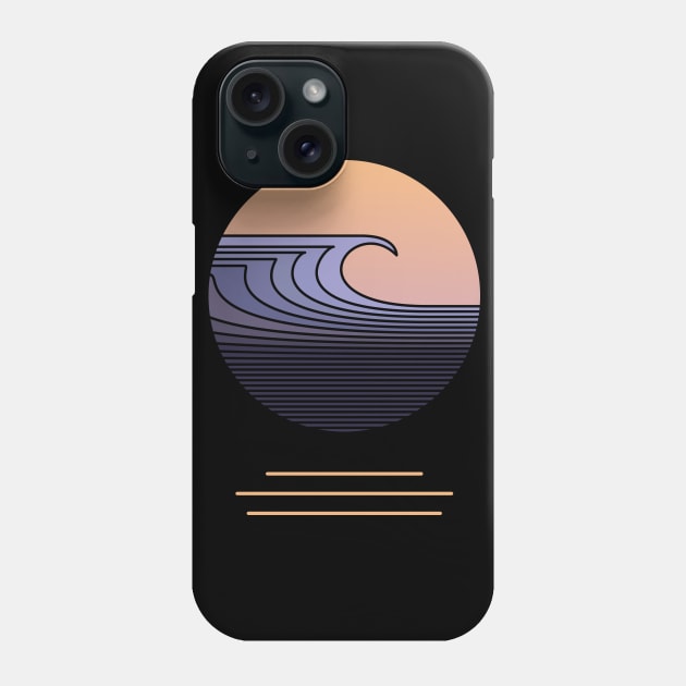 Horizon Wave Phone Case by tenaciousva