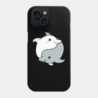 Cute Yin Yang Dolphins Phone Case