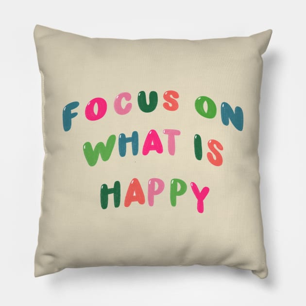 Focus On Pillow by goodnessgracedesign