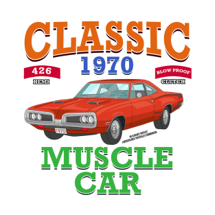 Classic Muscle Car Garage Racing Hot Rod Novelty Gift T-Shirt