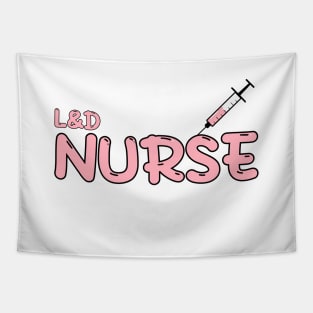 Labor and Delivery Nurse Red Tapestry