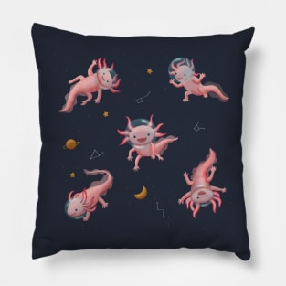 Space Axolotl Pillow
