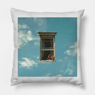 Lilly - Surreal/Collage Art Pillow