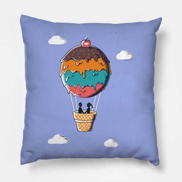 sweet journey Pillow by coffeeman