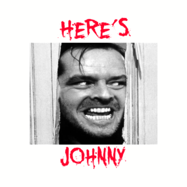 heres johnny bookshelf