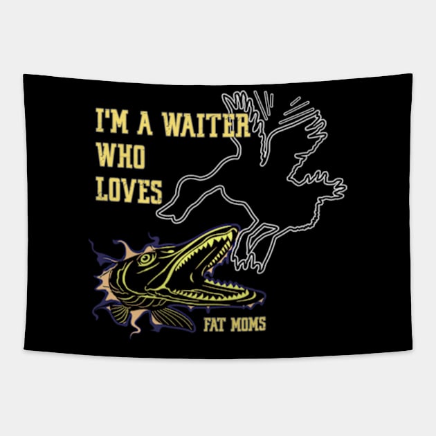 Fishing of pike duck's eater for a waiter Tapestry by GraphGeek