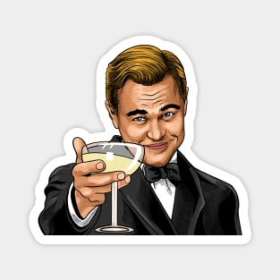 Jay Gatsby Cheers Meme Magnet