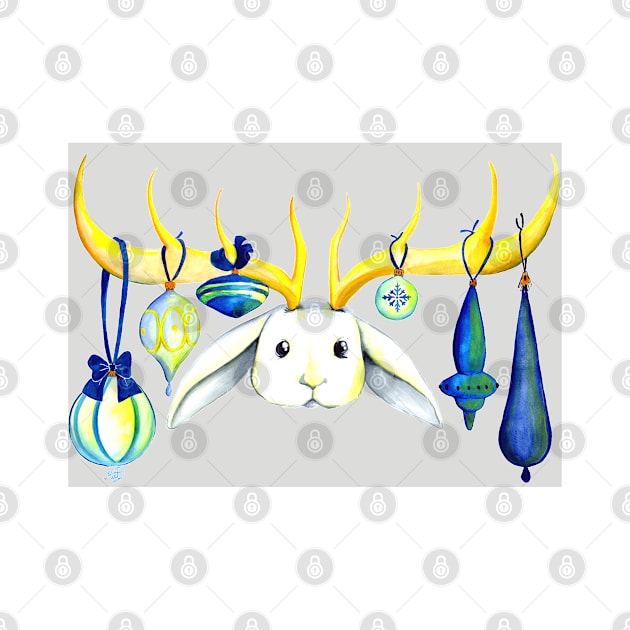 Ornamental Jackalope Card by SimplyKitt