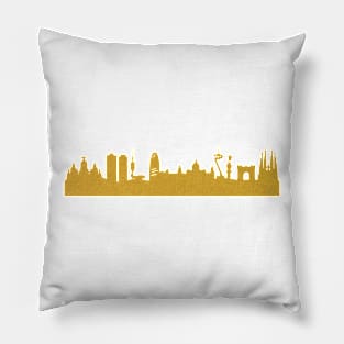 Golden Barcelona Pillow