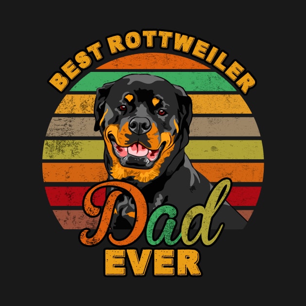 Best Rottweiler Dad Ever by franzaled